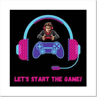 Let's Start the Game!   - Tshirt Posters and Art